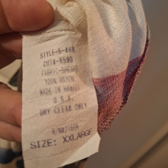 Vintage MADE IN HAWAII USA IOLANI midi dress beautiful! Size XXL - Picture 7 of 7